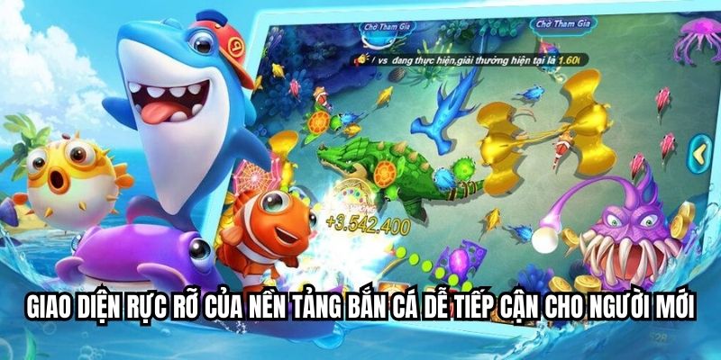 Giao diện rực rỡ của nền tảng bắn cá dễ tiếp cận cho người mới