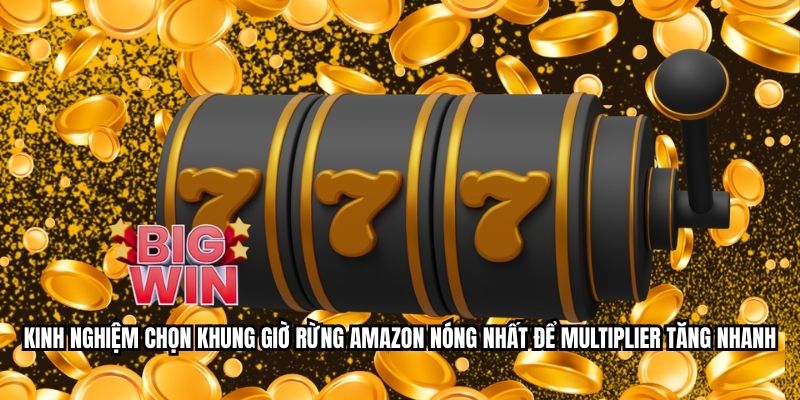 Kinh nghiệm chọn khung giờ rừng Amazon nóng nhất để multiplier tăng nhanh